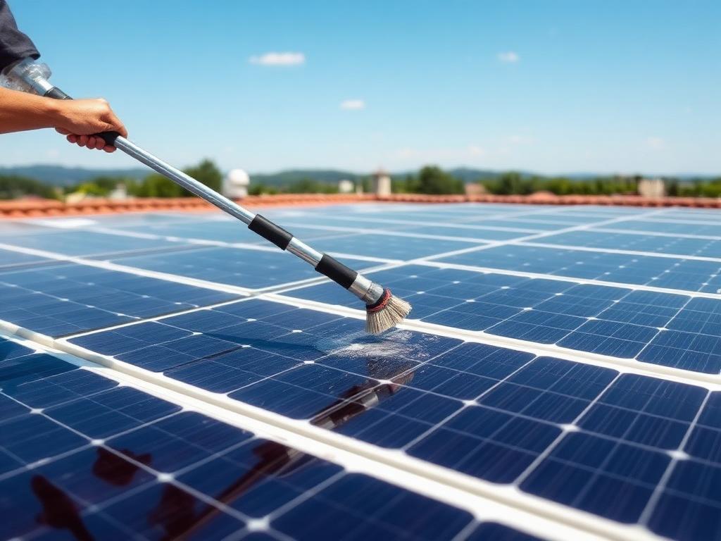How often should panels be cleaned?